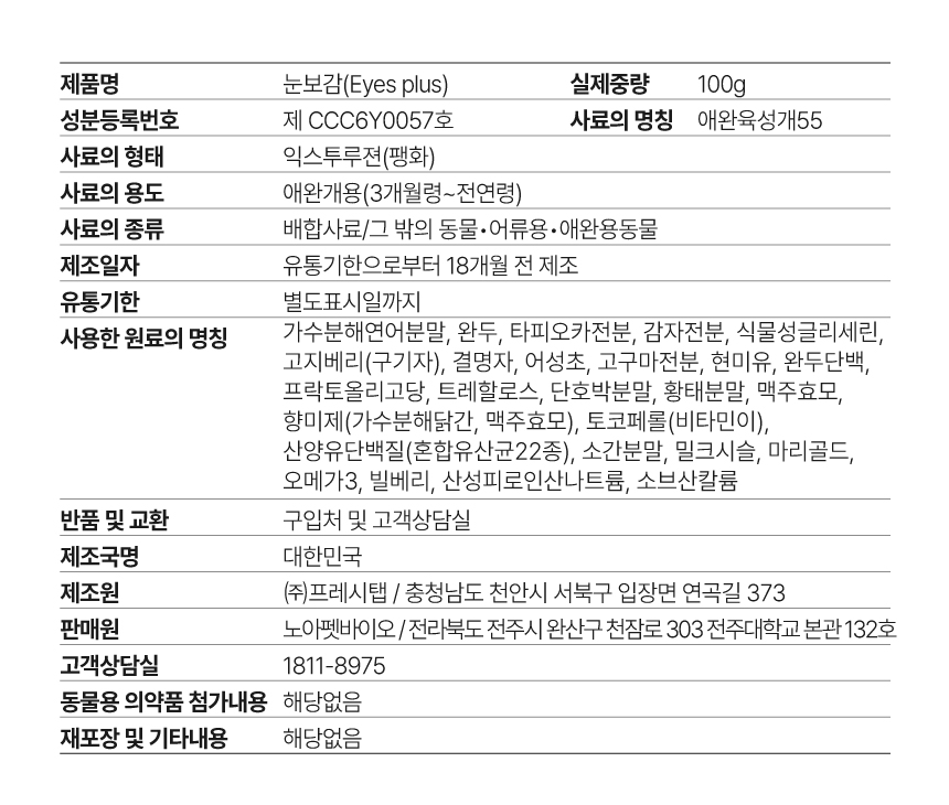 눈보감 성분.jpg